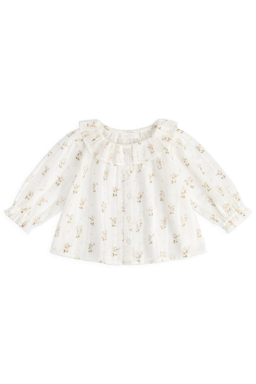 Organic Cotton Brynlee Top - Josepha Egret