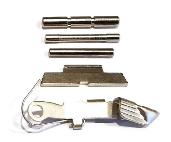 Centennial Defense Systems Stainless Steel Extended Control Kit For Glock Gen 1-4 Nickel