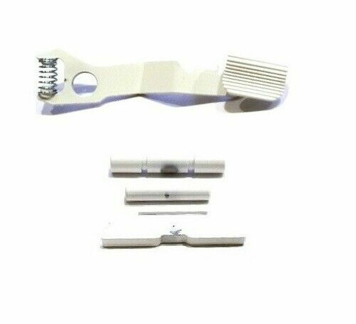 Centennial Defense Systems Stainless Steel Extended Control Kit For Polymer80 P80SS and SS80 White