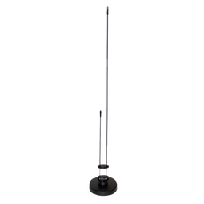 Magnetic NMO flexi-whip antenna freestanding 