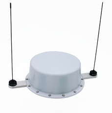 Multi-Band 8-1 MIMO Vehicle Antenna with two antennas and no cables shown
