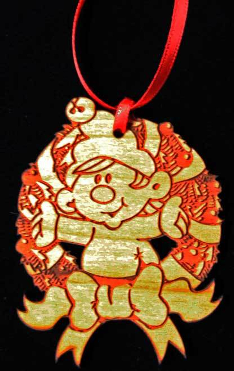 Engraved Wood Ornaments