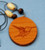 1/8 " thick Cherry-Wood Humming Bird Beaded Necklace