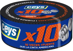 Cinta adhesiva extra fuerte X10 para reparaciones extremas en casa, coche y exteriores, 10 veces más resistente que la cinta americana Cinta adhesiva extra fuerte X10 para reparaciones extremas en casa, coche y exteriores, 10 veces más resistente que la cinta americana