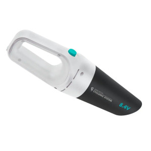 Aspirador de mano Kuken 8.4V con diseño ergonómico y sistema ciclónico de succión Aspirador de mano Kuken 8.4V con diseño ergonómico y sistema ciclónico de succión