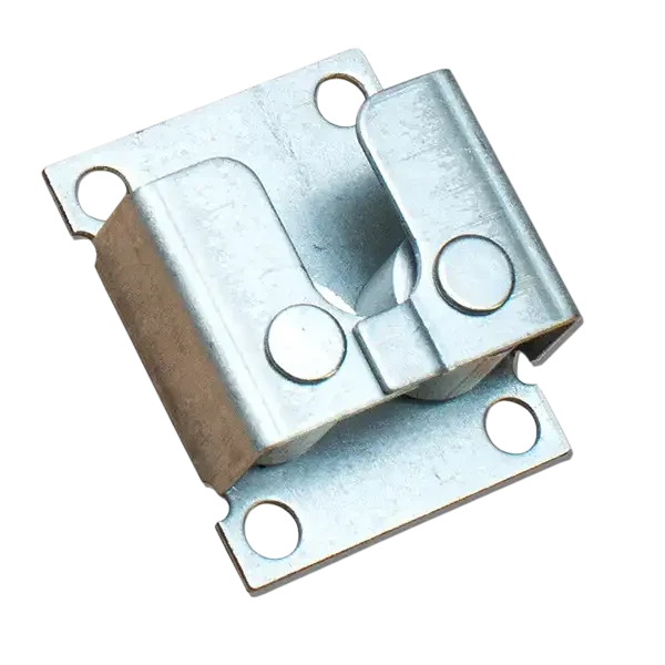 Soporte de rodillo zincado para persiana, ideal para reparación rápida del eje de giro