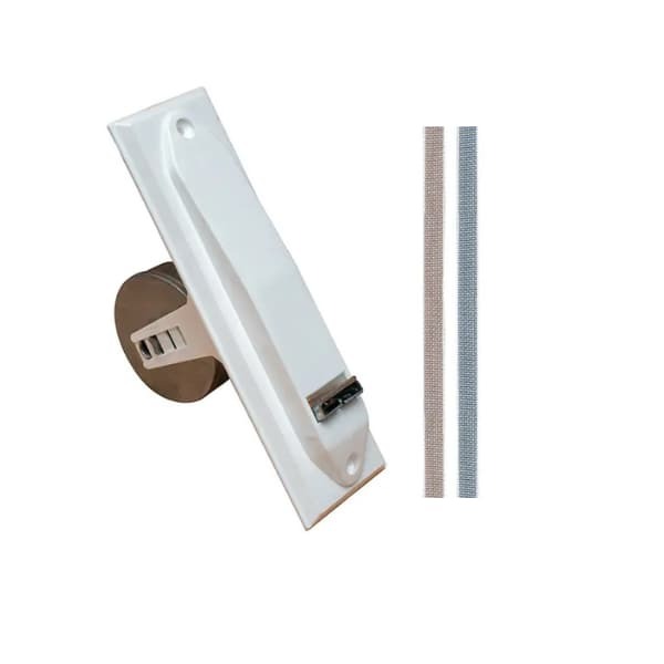 Recogedor grande de pl&aacute;stico para persiana con cinta de 22 mm