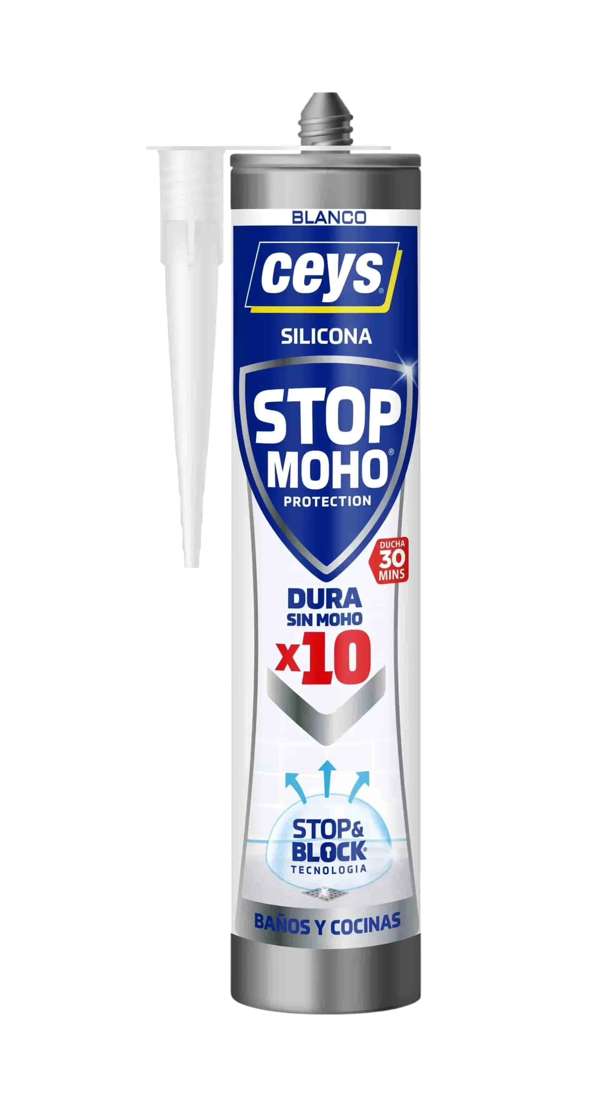 Silicona Ceys Stop Moho X10 blanca