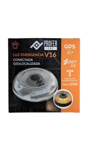 Baliza V16 homologada y geolocalizada