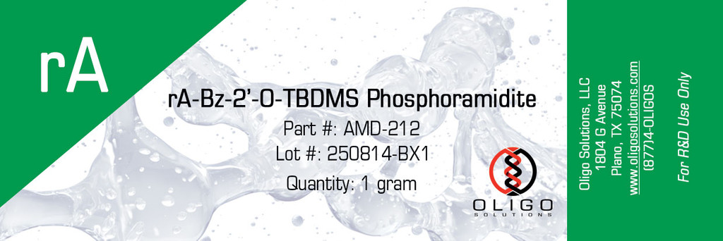 rA-Bz-TBDMS Phosphoramidite