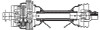 Series 2580 Driveline Assembly, 20 x 6 Clamp Bolt, 55"