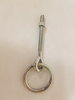 HITCHING RING W/EYE BOLTS, NUTS 3/8" 5-1/8" ZINC PLATED