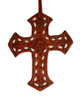 Saddle Cross, Floral Tooling (Toast)
