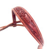 Elite Headstall, Floral Tooling (Russet)