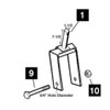 BOLT, MACH 3/4x8 HH NC (604-764)