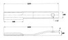 1501 Blade IMCO Models- 5 FT. Updraft  CCW Rotation  O.E.M. No.1501