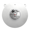 Dragon Targets 10"x 3/8" Gong AR500 Steel Shooting Target with 3/8" Holes