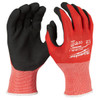 Milwaukee Unisex Medium Nylon/Lycra Blend Nitrile Dipped Cut 1 Glove