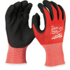 Milwaukee Unisex XL Nitrile Coated Cut Level 1 Work Glove