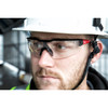 Milwaukee Red & Black Frame Safety Glasses with Clear Fog-Free Lenses