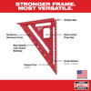 Milwaukee 180mm Rafter Square