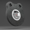 Dragon Targets 4" x 3/8" Raw Gong AR500 Steel Shooting Target