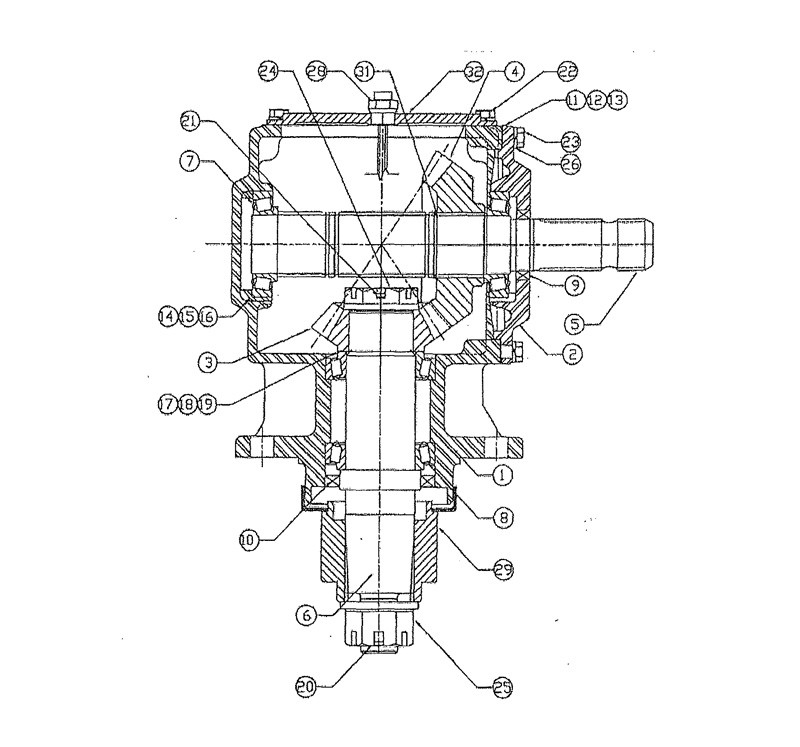 Gearbox Left Wing (250632), Ratio 1:1.46 - Rancher Supply (RCS)