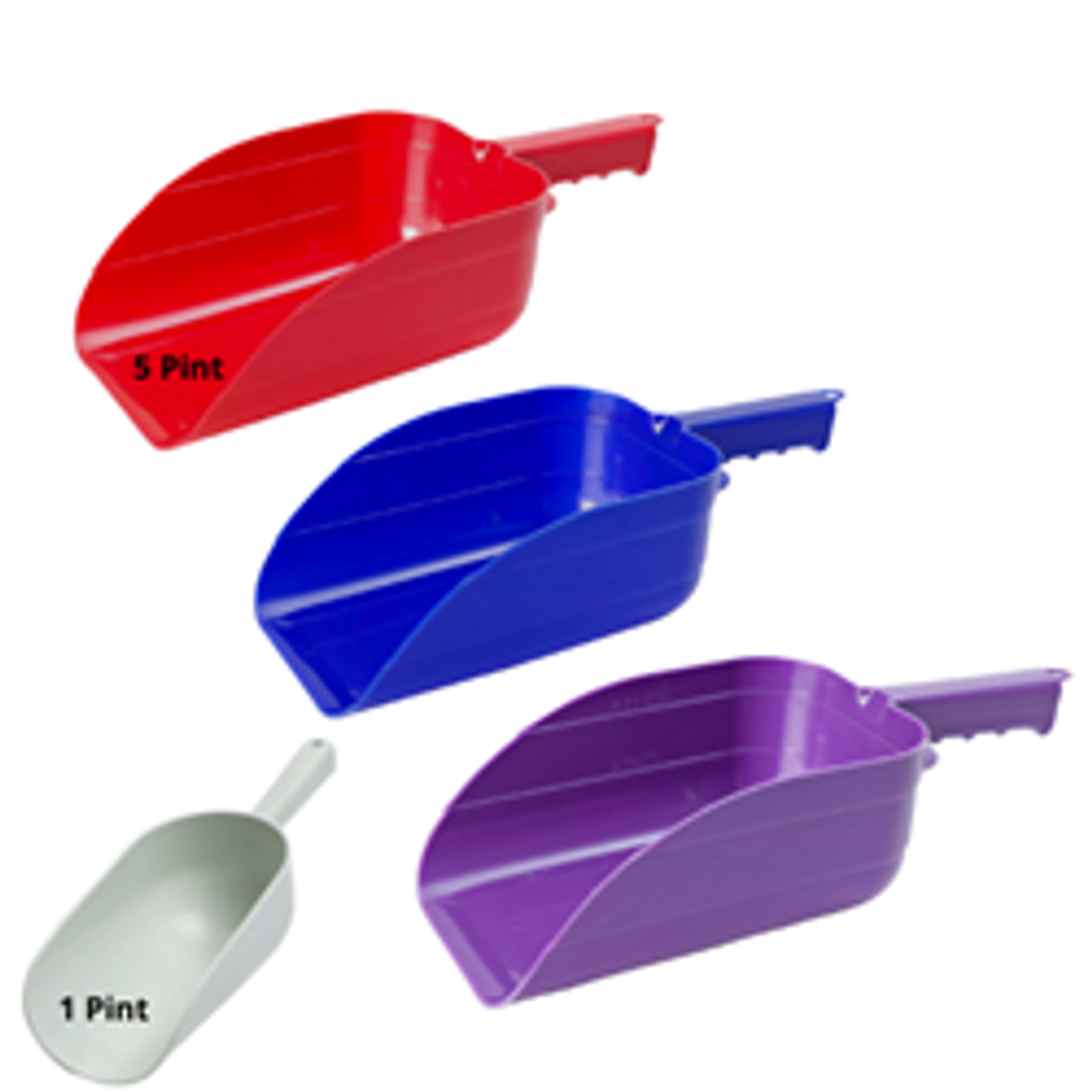 PLASTIC UTILITY SCOOP,  1 PINT