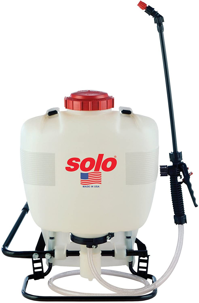 Solo 425 4-Gallon Professional Piston Backpack Sprayer, Wide Pressure Range up to 90 psi