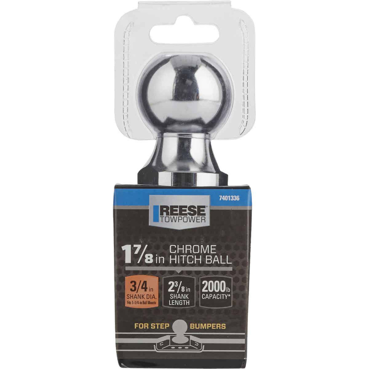 Reese Towpower 1-7/8 In. x 3/4 In. x 2-3/8 In. Hitch Ball