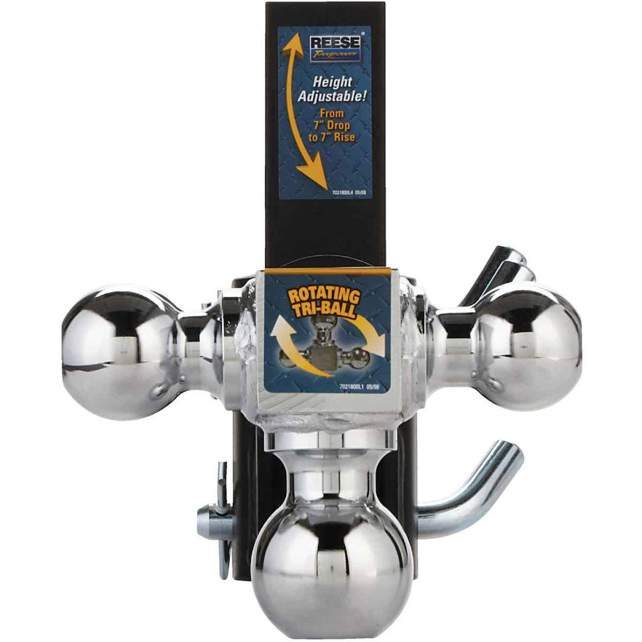 Reese Towpower Adjustable Rotating Multiple Hitch Ball Mount