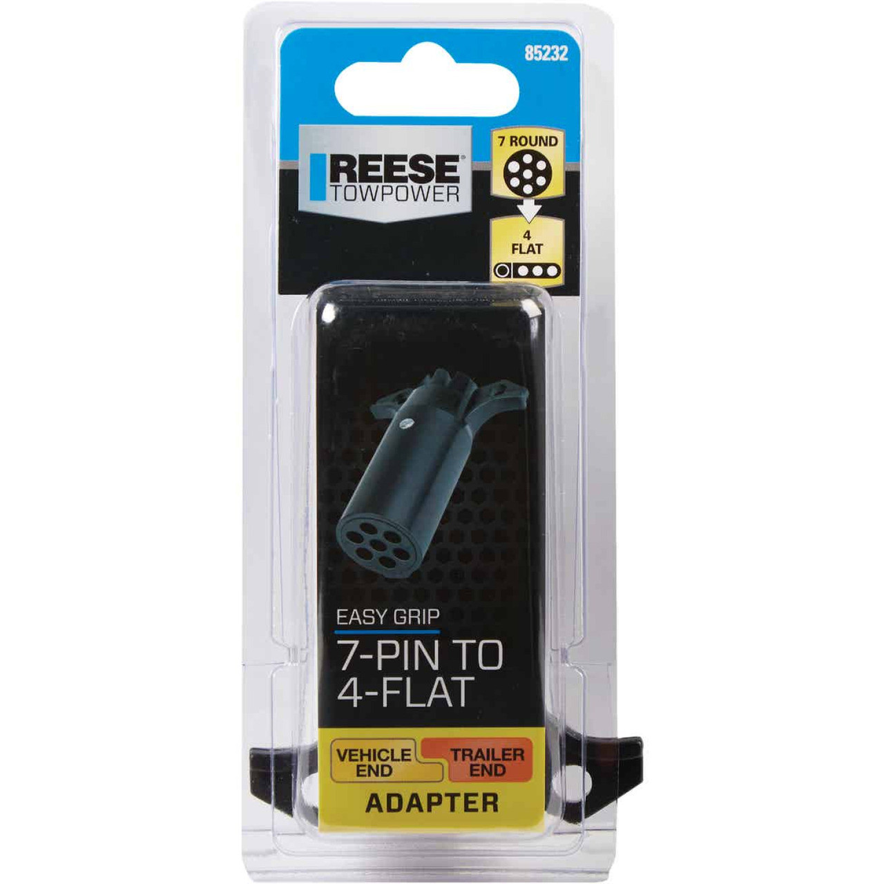 Reese Towpower 7-Pin to 4-Flat Plug-In Adapter