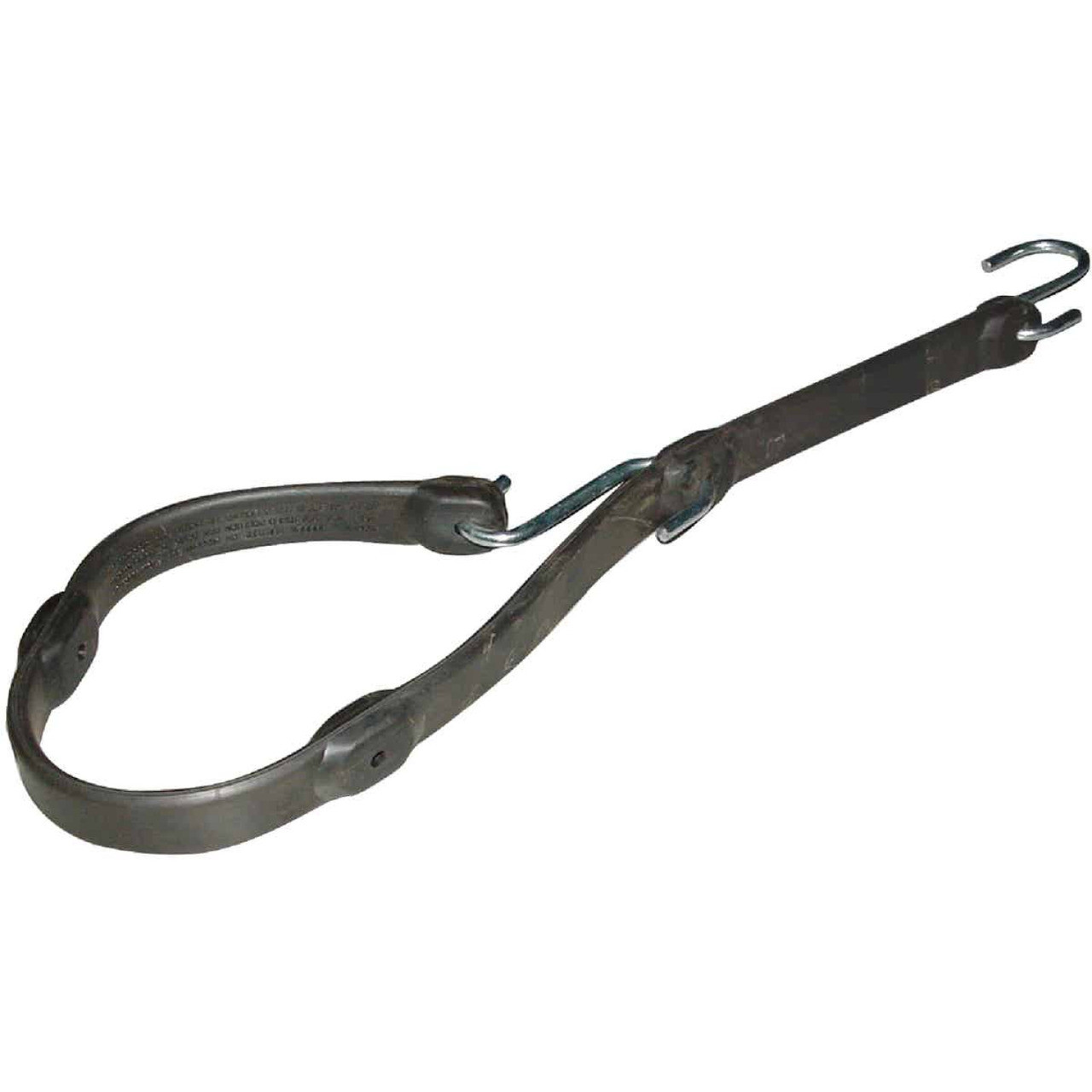 Erickson 25 In. Erickson Adjustable Tarp Strap Black Rubber Adjustable Tarp Strap