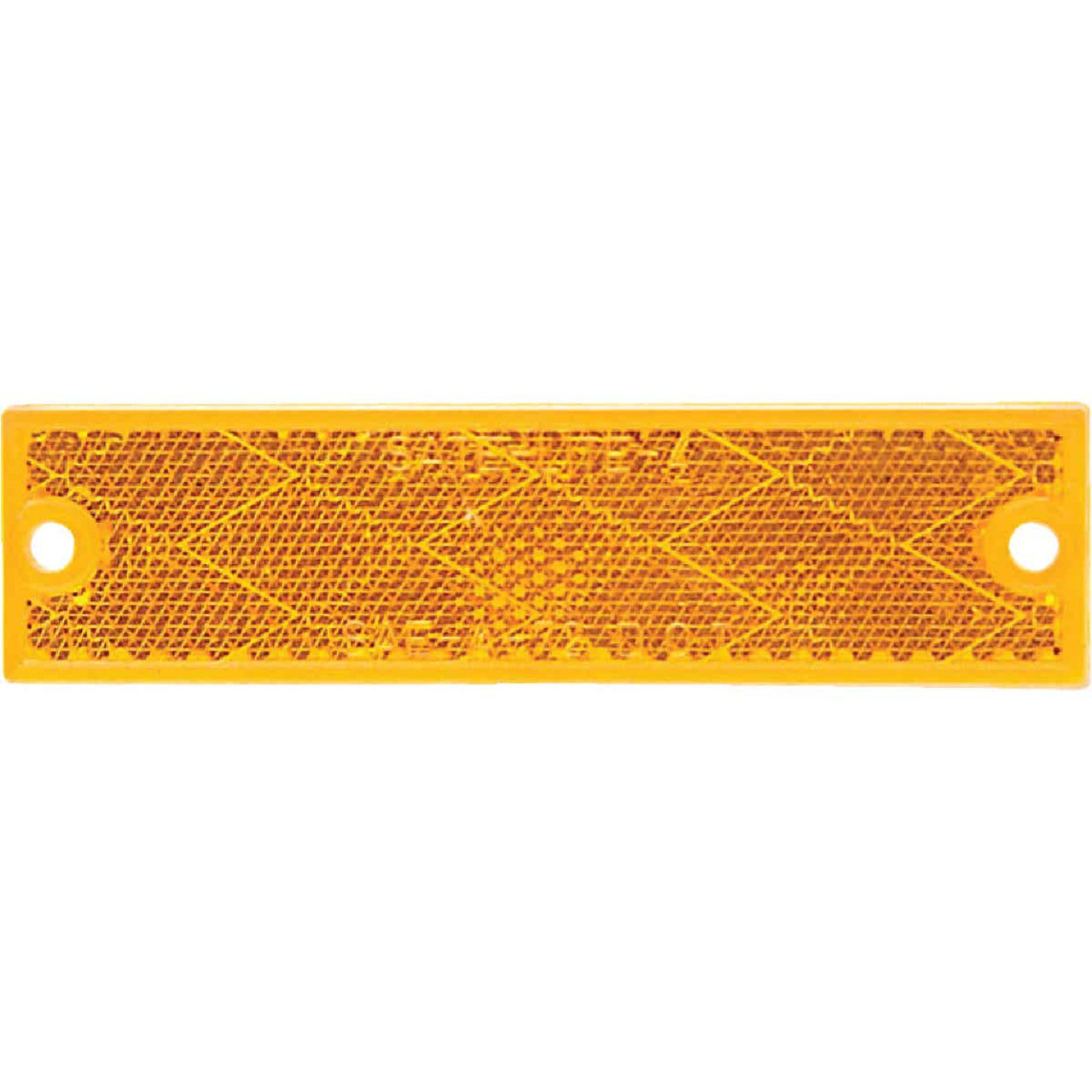 Peterson 1-1/8 In. W. x 4-7/16 In. H. Compact Rectangular Amber