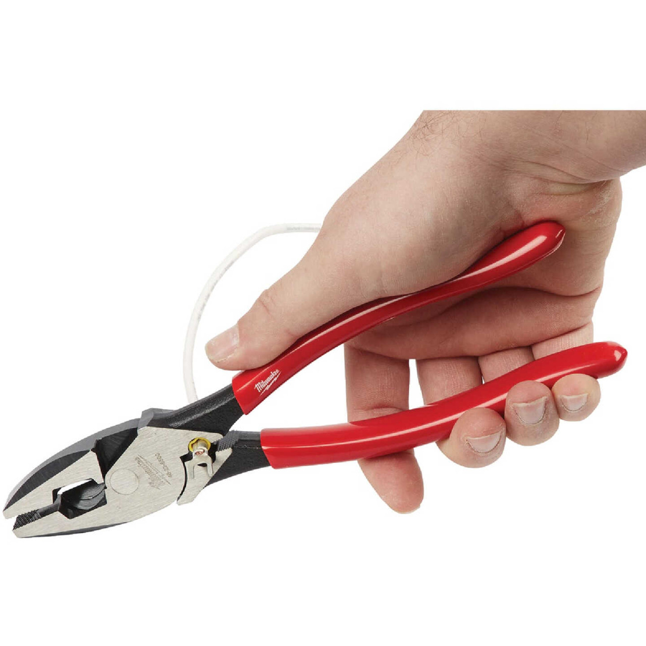 Milwaukee 9 In. Comfort Grip High Leverage Linesman Pliers with