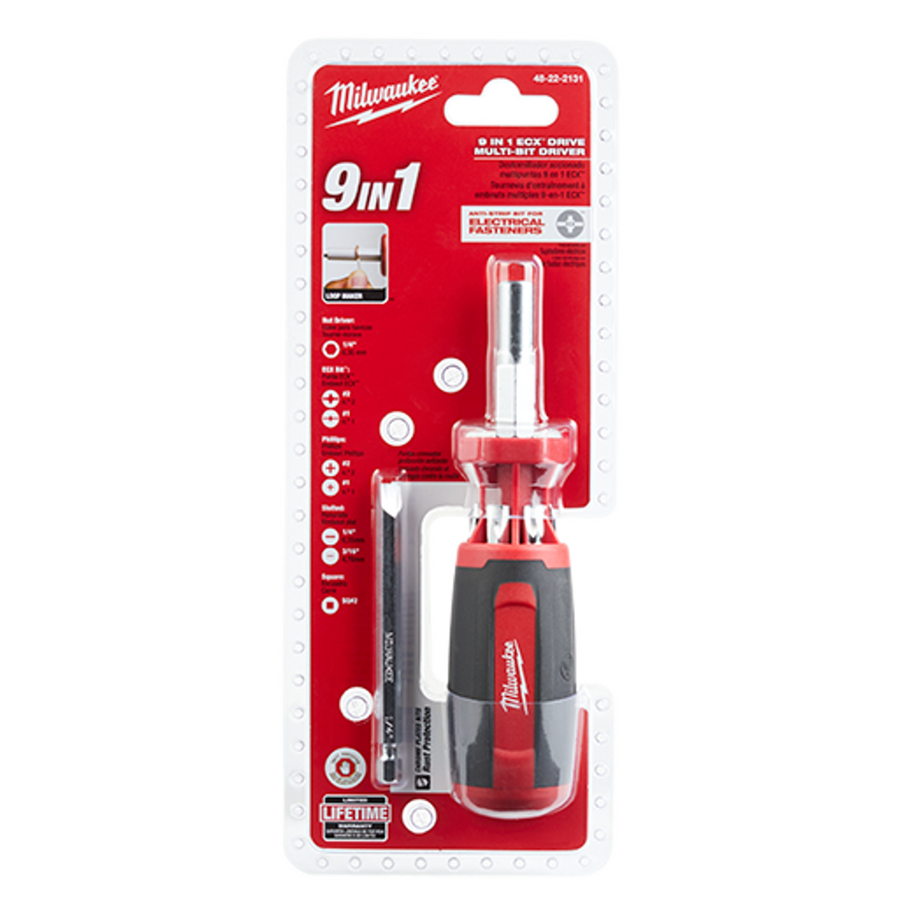 Milwaukee 9-in-1 ECX Multi-Bit Screwdriver Rotary Cutter Supply