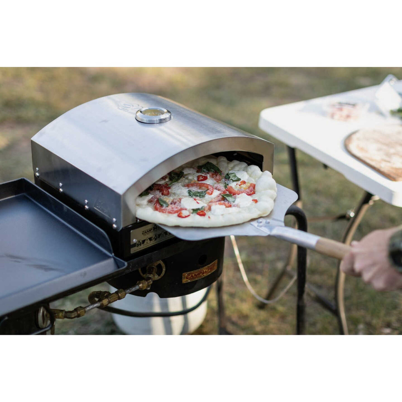 Camp Chef 12.63 In. Steel Artisan Outdoor Pizza Oven Rancher