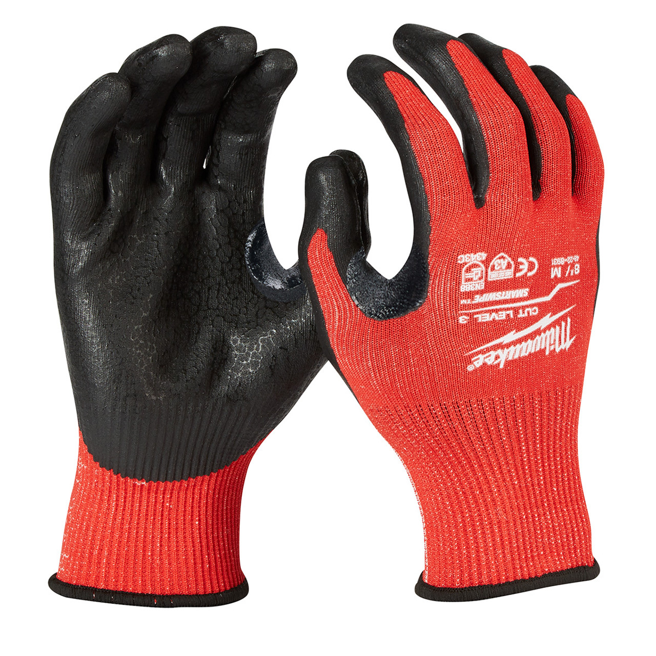 Milwaukee Unisex Medium Cut 3 Dipped Work Glove