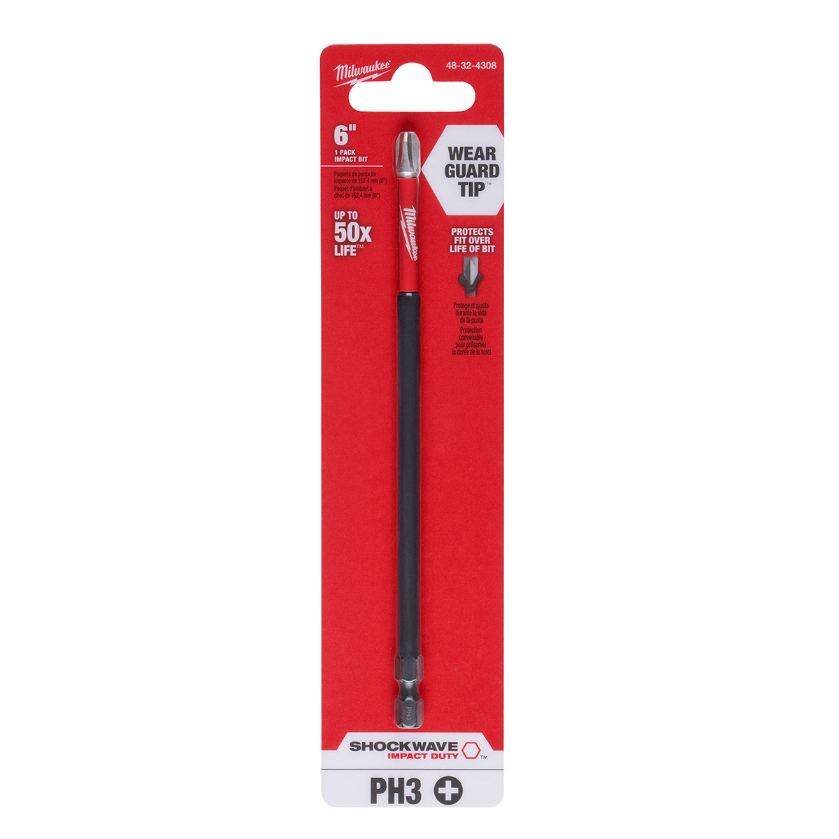 Milwaukee #3 Phillips SHOCKWAVE Impact 6