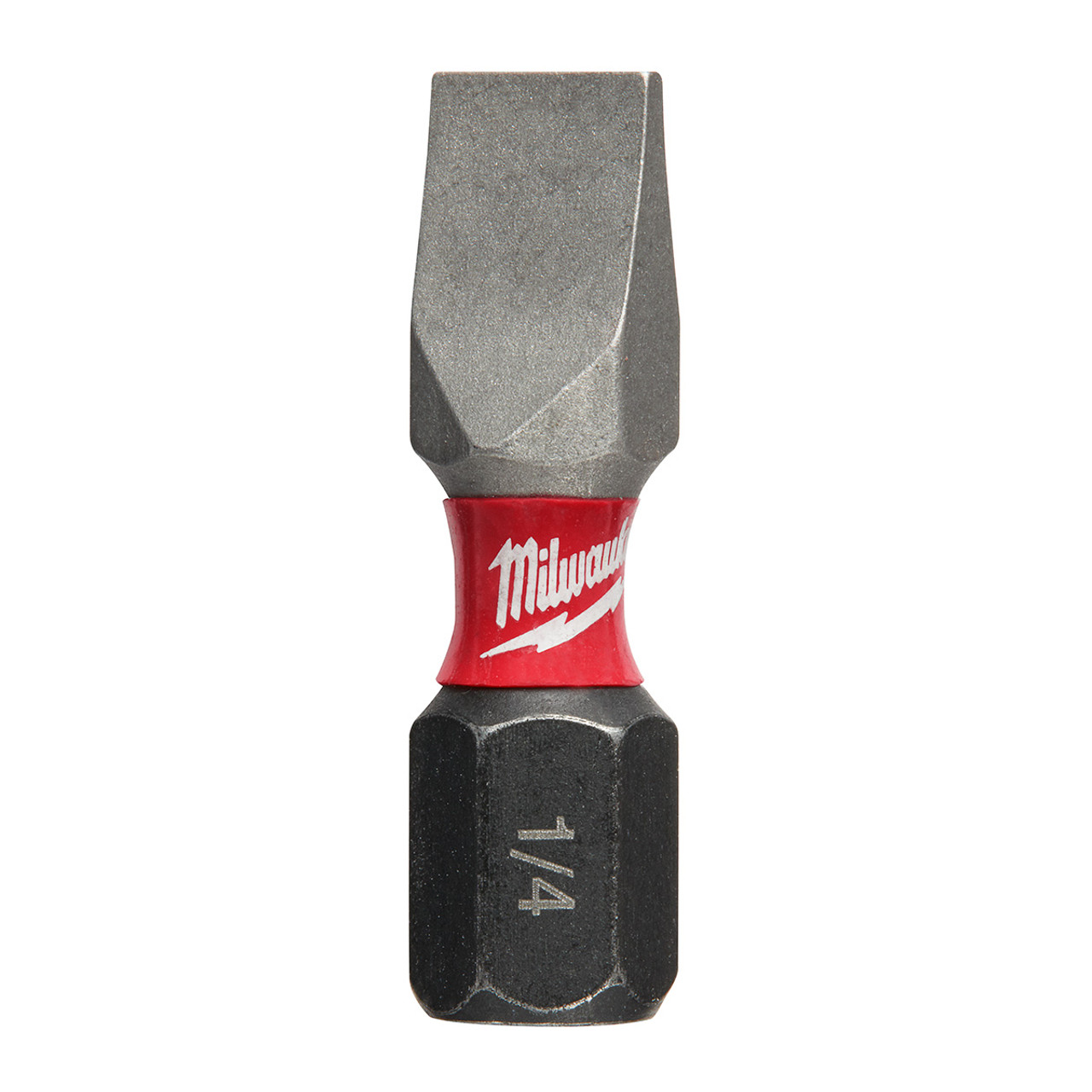 Milwaukee SHOCKWAVE #10 Slotted 1 In. Insert Impact Screwdriver Bit (2-Pack)