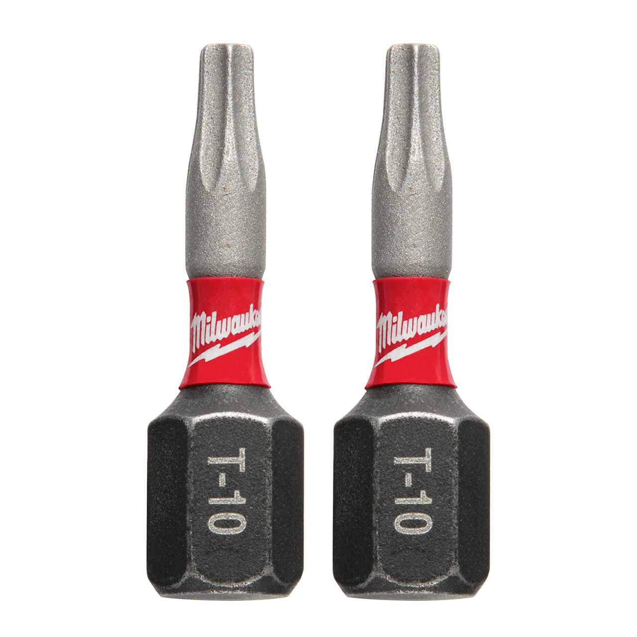 Milwaukee SHOCKWAVE Impact Duty 1 in. T10 Torx Alloy Steel Insert Bit (2-Pack)