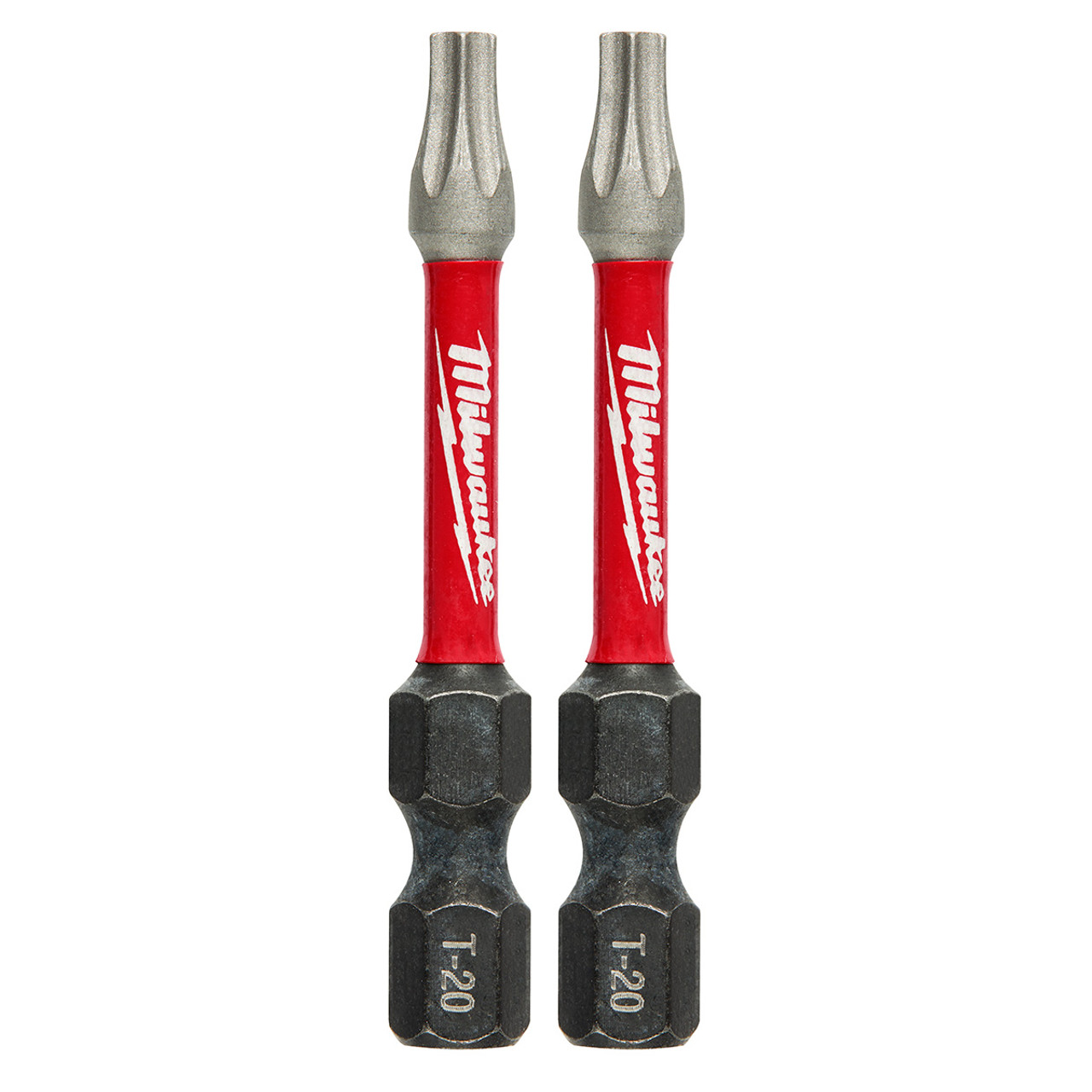 Milwaukee SHOCKWAVE T20 TORX 2 In. Power Impact Screwdriver Bit (2-Pack)