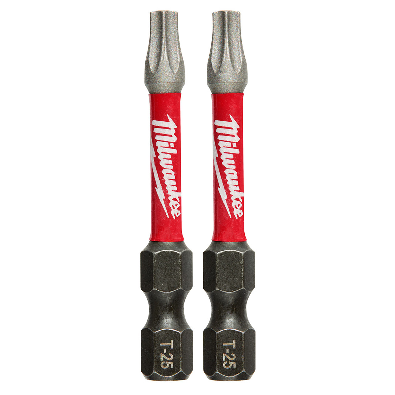 Milwaukee SHOCKWAVE T25 TORX 2 In. Power Impact Screwdriver Bit (2-Pack)