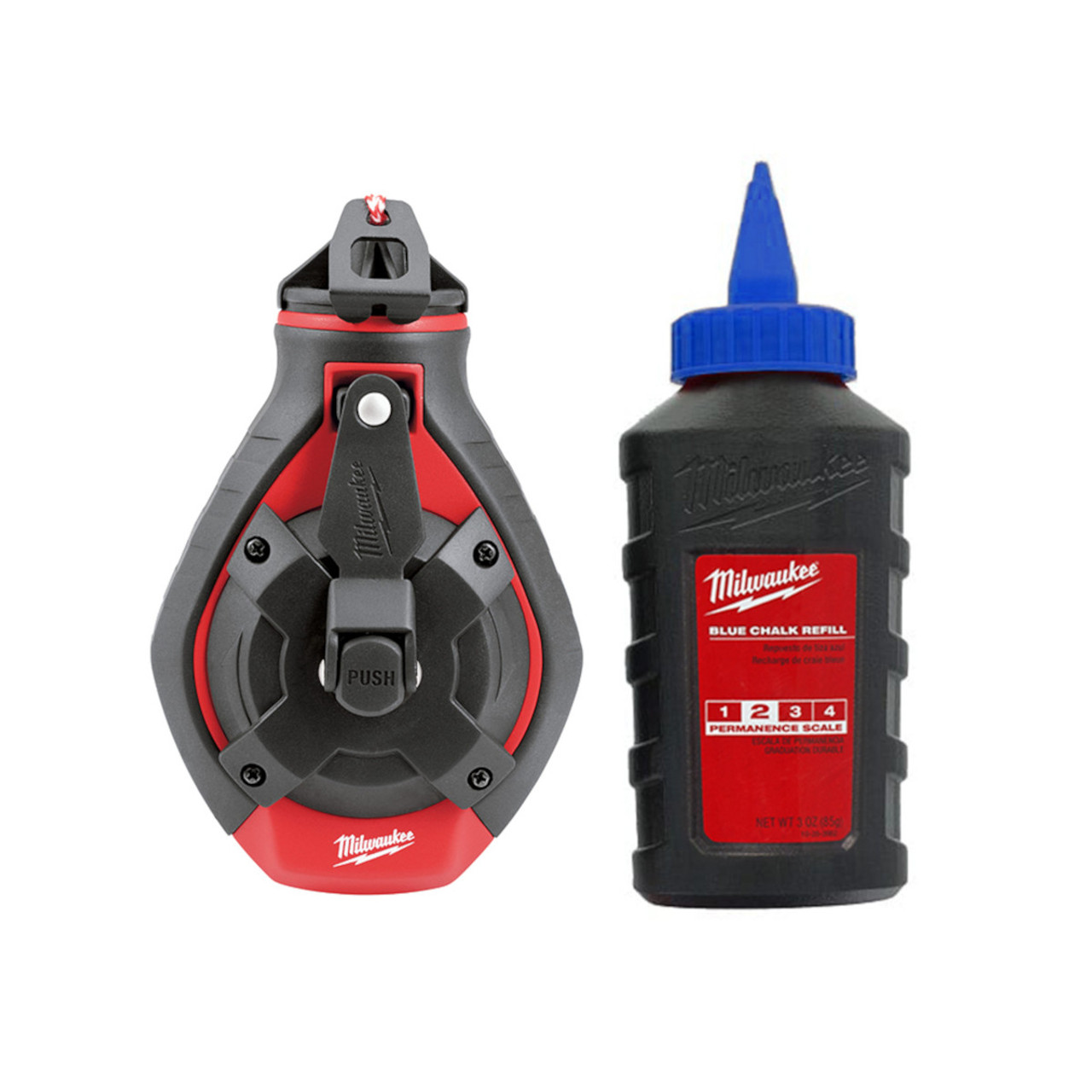 Milwaukee 100' Bold Line Kit w/ Blue Chalk