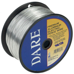 DARE Aluminum Electric Fence Wire,  1/4 MILE