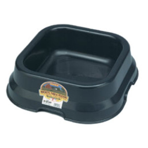 FEED PAN PLASTIC, 10 QT  BLACK