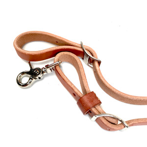 Leather Tie Down, Stainless Steel Hardware