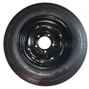 AIRPLANE TIRE 26 x 6.6 x14- 5 HOLE FOAM FILLED