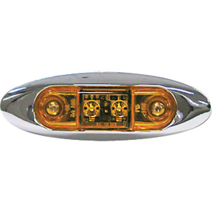 Peterson Rectangle 16 V. Amber Clearance Light Peterson Rectangle 16 V. Amber Clearance Light