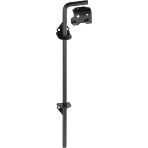 National 1/2 In. X 18 In. Black Steel Cane Bolt